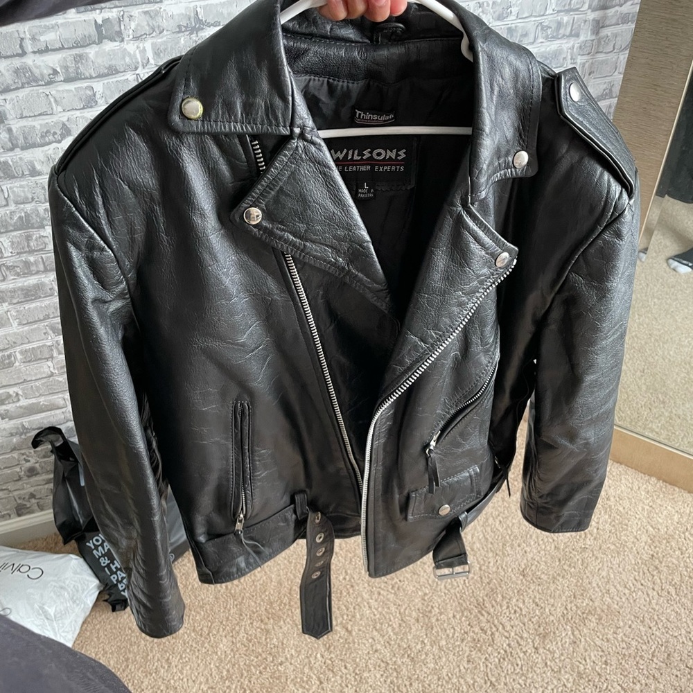 Real leather jacket